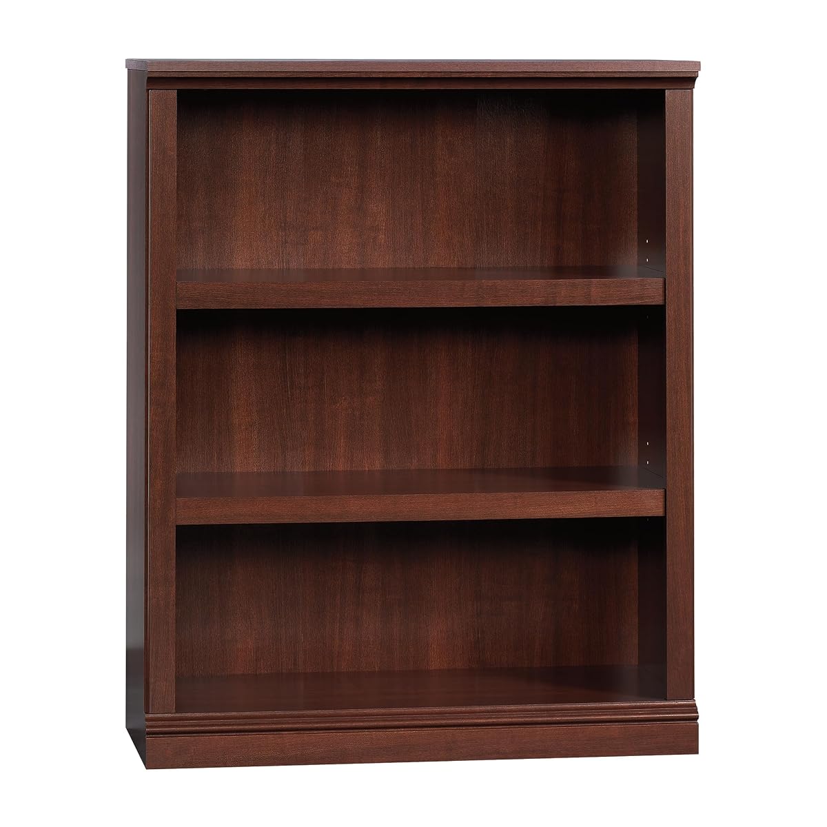 Miscellaneous Storage 3-Shelf Bookcase/ Book shelf, Select Cherry finish