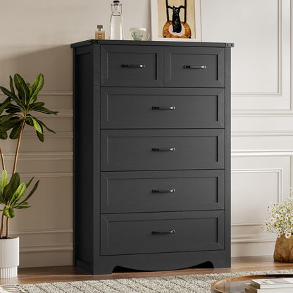 Tall 6-Drawer Dresser for Bedroom