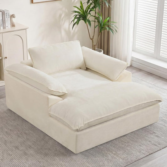 69" Oversized Boneless Chaise Lounge Chair Indoor