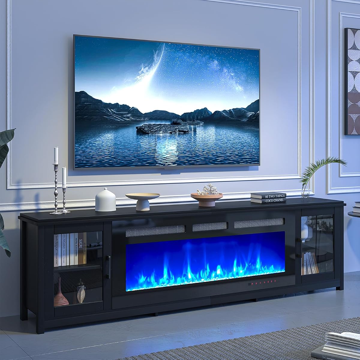 MXV 80" Fireplace TV Stand