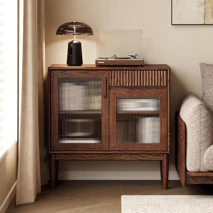 Solid Wood Sideboard Buffet Cabinet