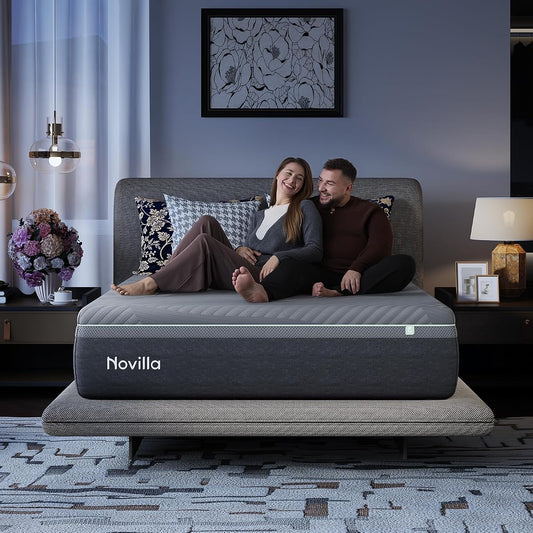 AiryFlow Queen Mattress 14 Inch, Gel Memory Foam Mattress Queen