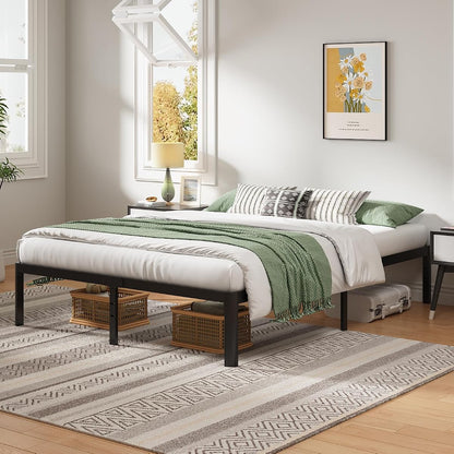Queen Metal Bed Frame with Round Corner Legs