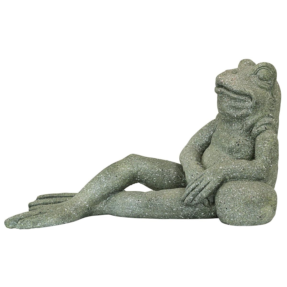 FU84648 The Most Interesting Toad in The World Frog Garden Outdoor Statue, One Size, Gray