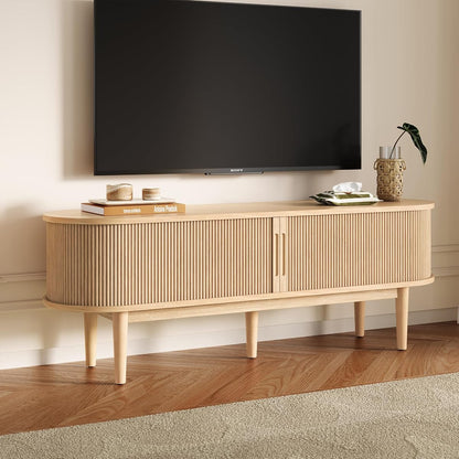 58" Fluted TV Stand for TVs up to 65 Inch