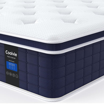 Full Size Mattress 12 Inch, Hybrid Full Mattress in a Box