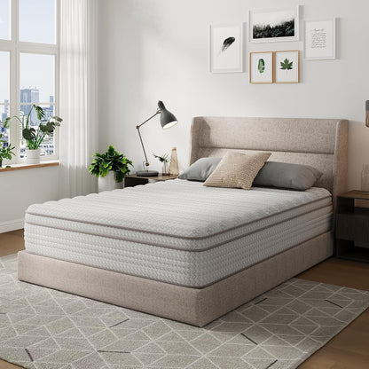 12 Inch Queen Size Mattress, Hypoallergenic & Back Pain Relief