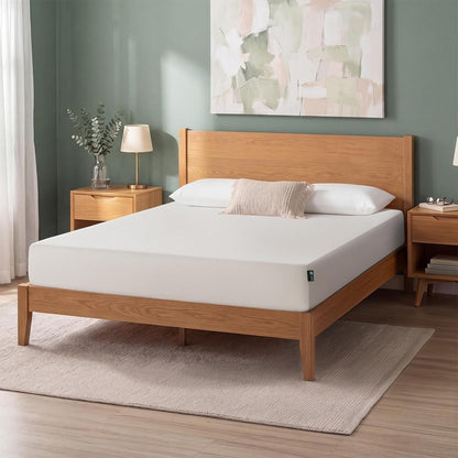 Zinus 8 Inch Queen Green Tea Memory Foam Mattress, Medium Firm Feel
