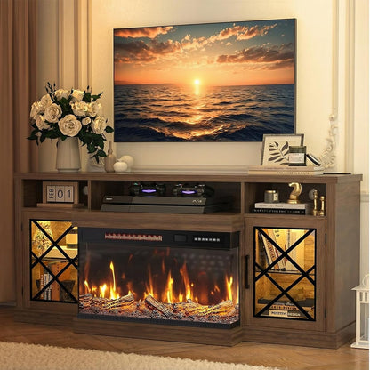 Fireplace TV Stand for TVs up to 75"