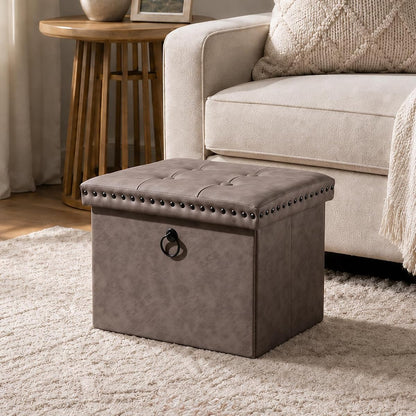 16x12x12 Inches Folding Cube Storage Ottoman