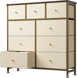 9 Drawer Dresser for Bedroom, Storage Organizer Chest of Drawers, view 2