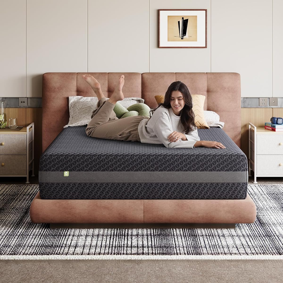 12 Inch King Size Gel Memory Foam Mattress for Ergonomic Comfort