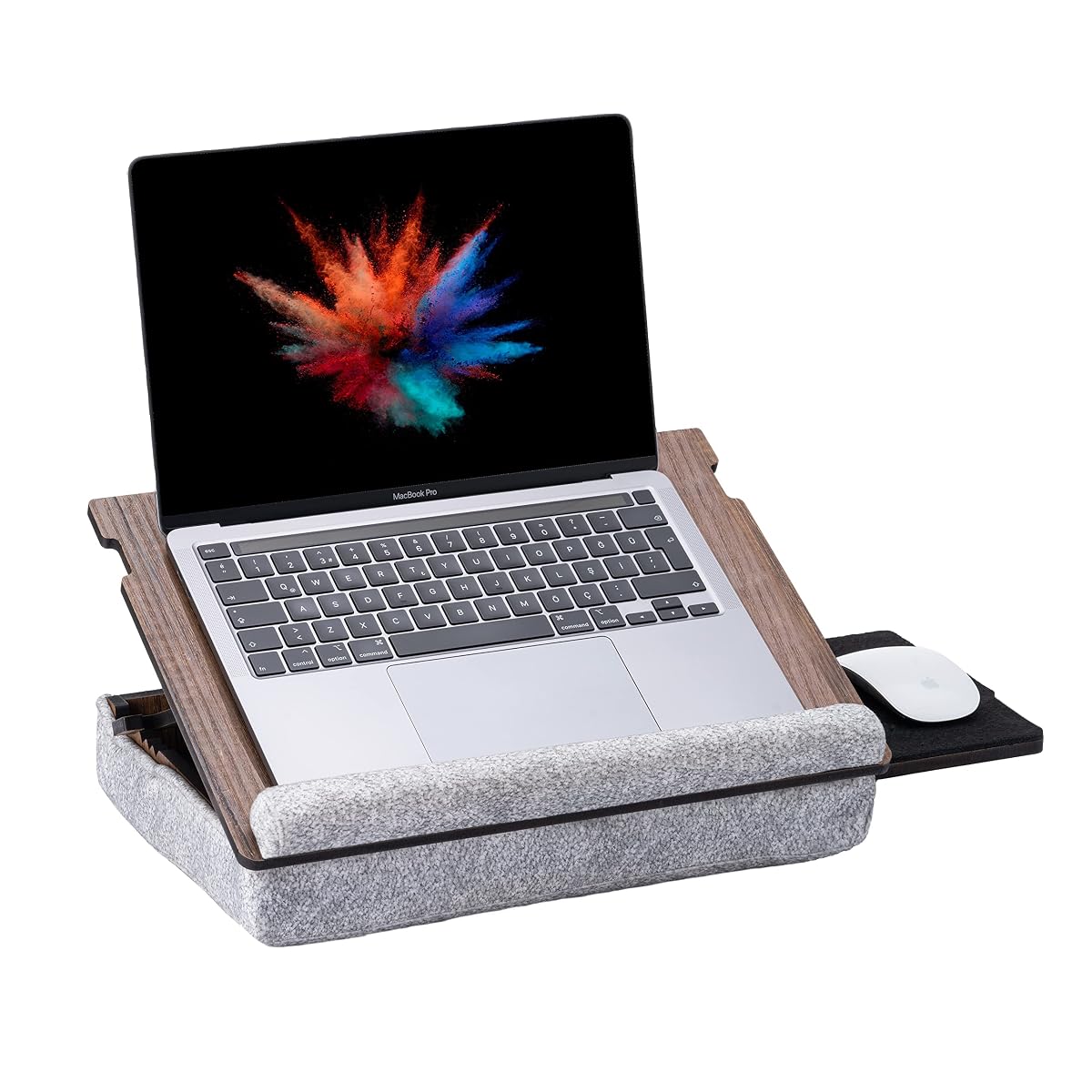 Lap Desk for Laptop, Laptop Tray with Cushion, Portable Lap Desk for Lap