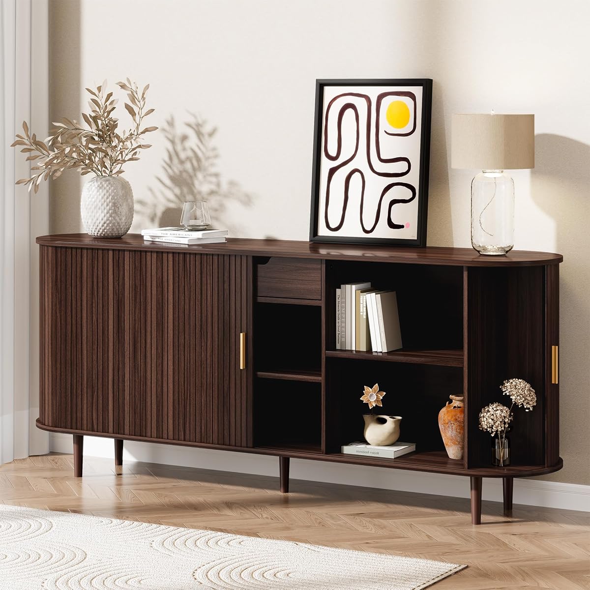 71" Sideboard Buffet Cabinet with Storage
