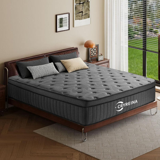 Full Size Mattress 10 inch, Hybrid Full Mattress in a Box
