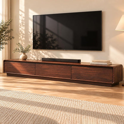 94.49'' Mid Century Modern TV Stand for Living Room with Storage