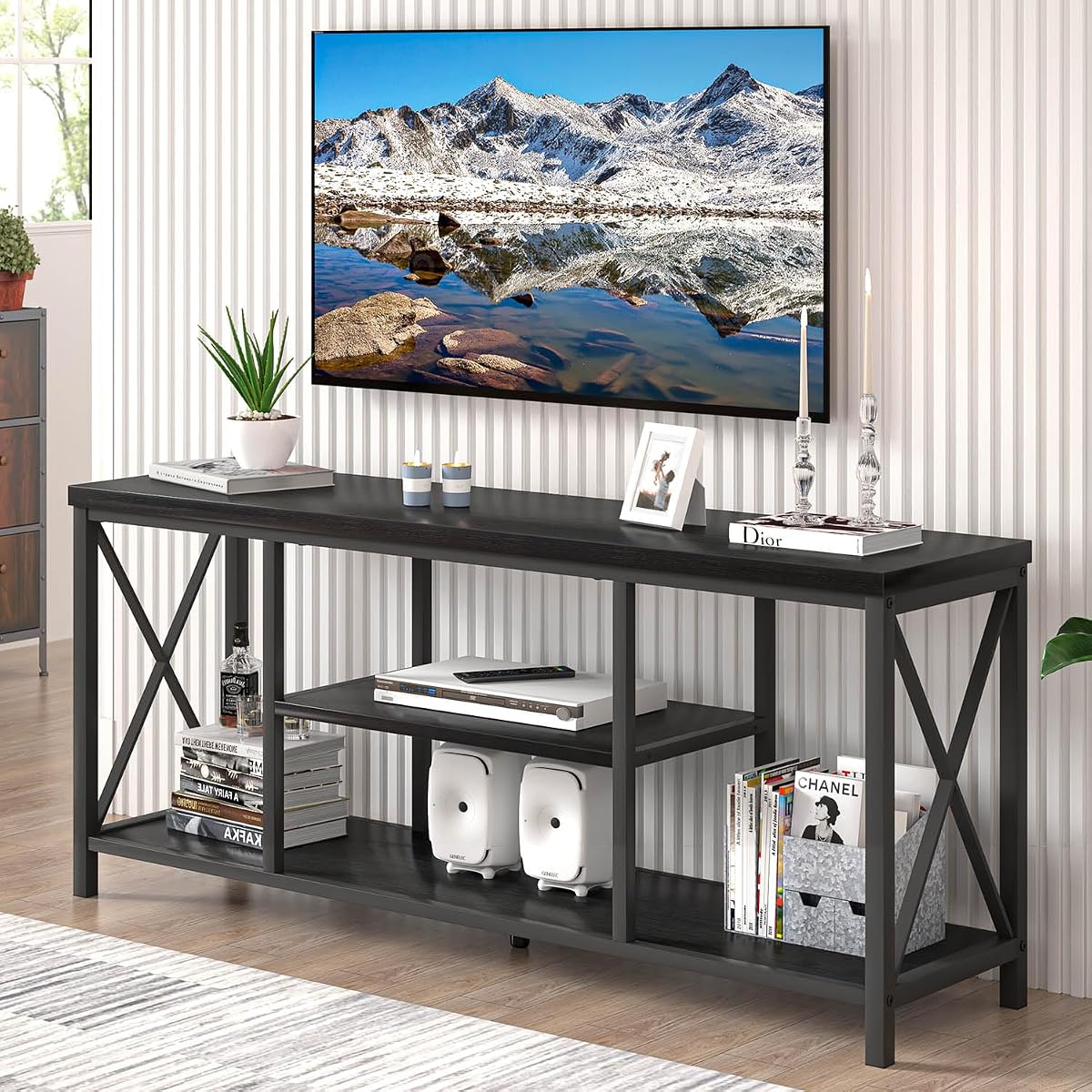 55 Inch TV Stand for Televisions up to 65 Inch