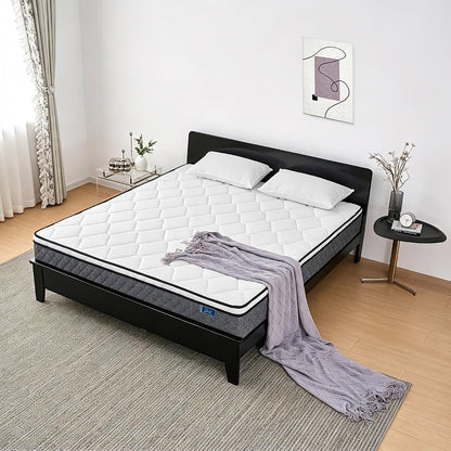 Full Size Mattress, 12 Inch Cooling Hybrid Full Mattress in a Box