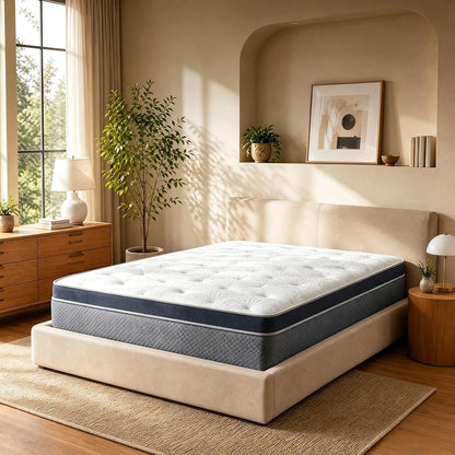 Cool Hybrid Mattress, Gel Memory Foam & Independent Pocket Springs