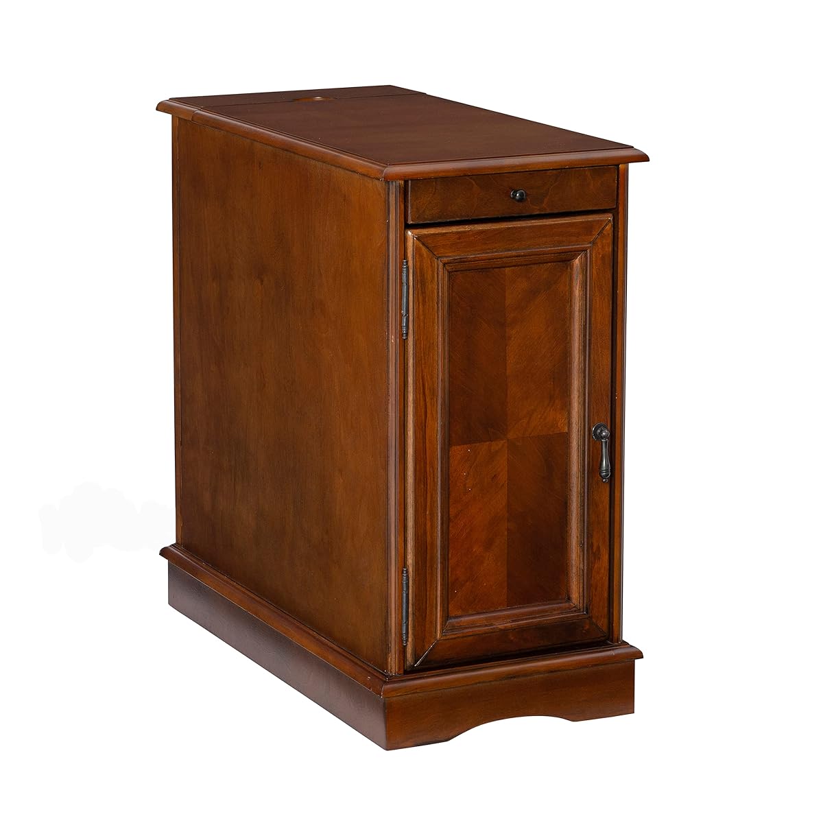 Powell Furniture Butler Hazelnut Accent Table with USB Charging Station