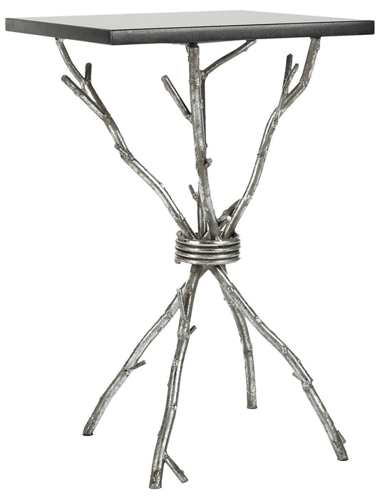 Safavieh Home Collection Alexa Black and Silver Alexa Accent Table
