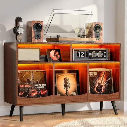 45.7" Large Record Player Stand