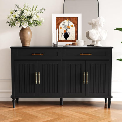 58 Inch Sideboard Buffet Cabinet with Storage