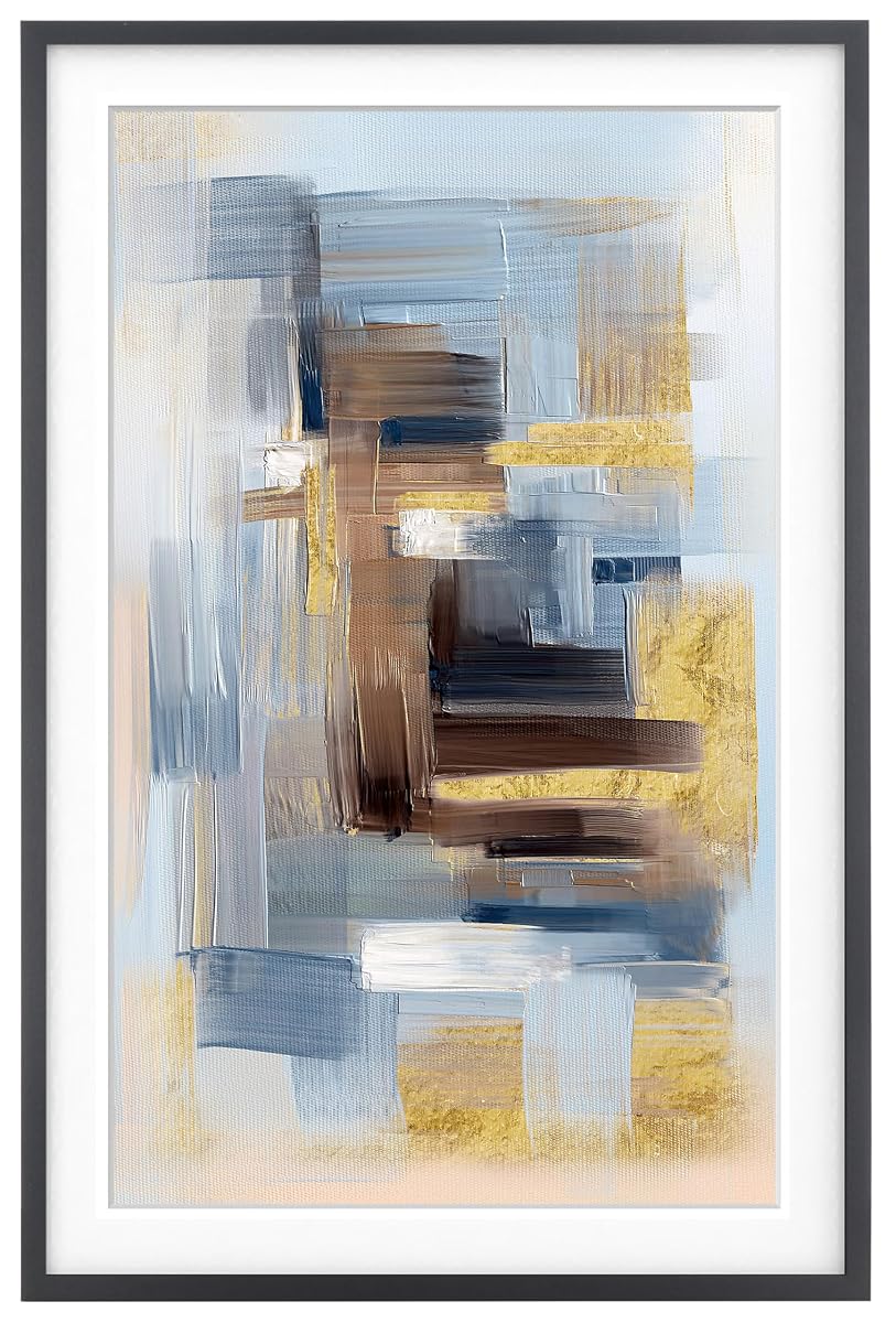 SAFAVIEH Home Collection Harmony Modern Contemporary 24 x 36-inch Framed Wall Art Decor
