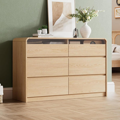 47.2" Dresser with 6 Drawer