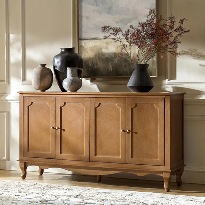 58“ Farmhouse Sideboard Buffet Cabinet (Acorn)