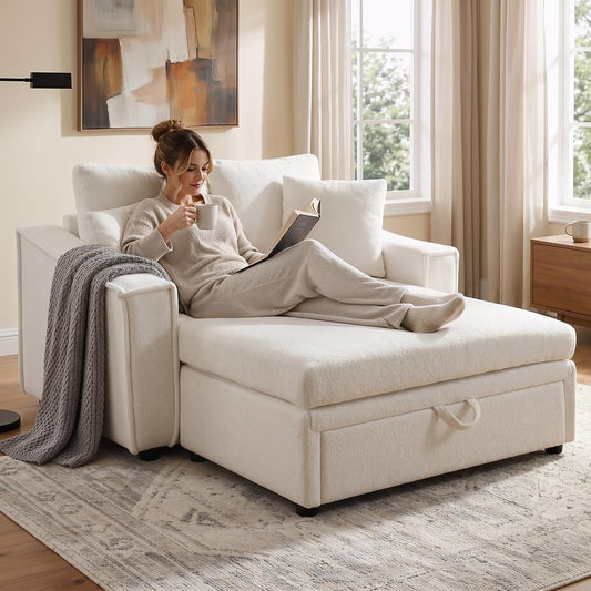53.5 Inch Chaise Lounge Chair Indoor