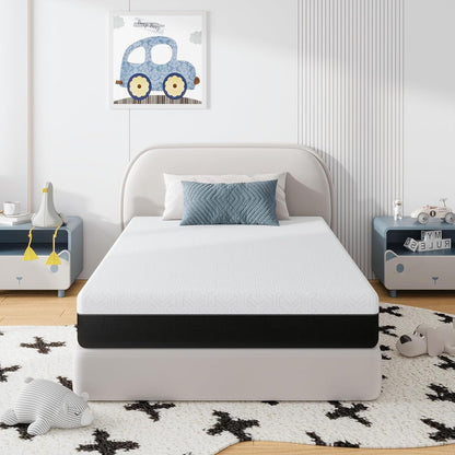 Twin Mattress, 8 Inch Memory Foam Mattress in a Box, Medium Firm, Supportive & Pressure Relief, Removable Cover, CertiPUR-US Certified, No Fiberglass