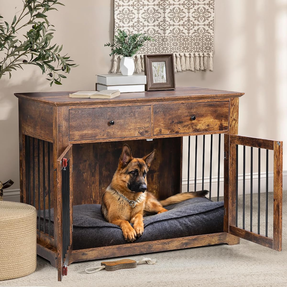 44 Inch Large Dog Crate Furniture