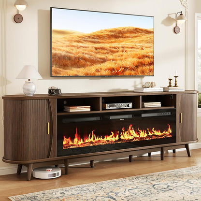 97" Fireplace TV Stand for 100" TV