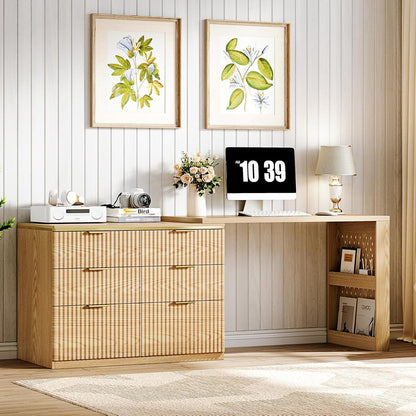 Computer Desk with 6 Drawers