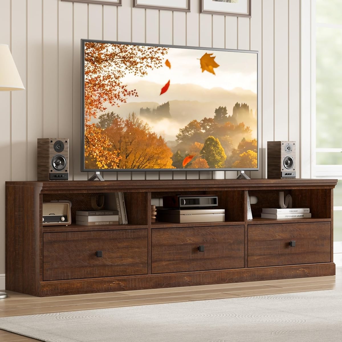 GAOMON 70 Inch Modern TV Stand for TVs Up to 80"