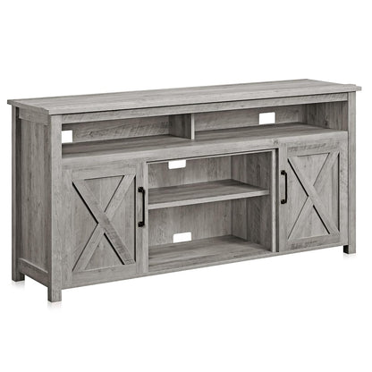58" Corin TV Stand & Media Entertainment Center - Gray Wash