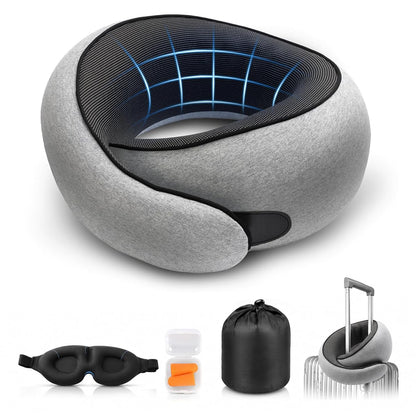 G-Shape Memory Foam Travel Pillow, Neck Pillow