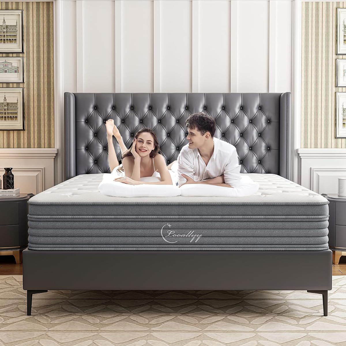 12 inch Queen Mattress in a Box, Pressure Relief&Motion Isolation