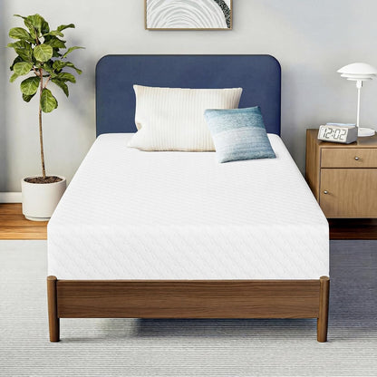 Twin 6 Inch Cooling Gel Memory Foam Mattress Pressure Relief