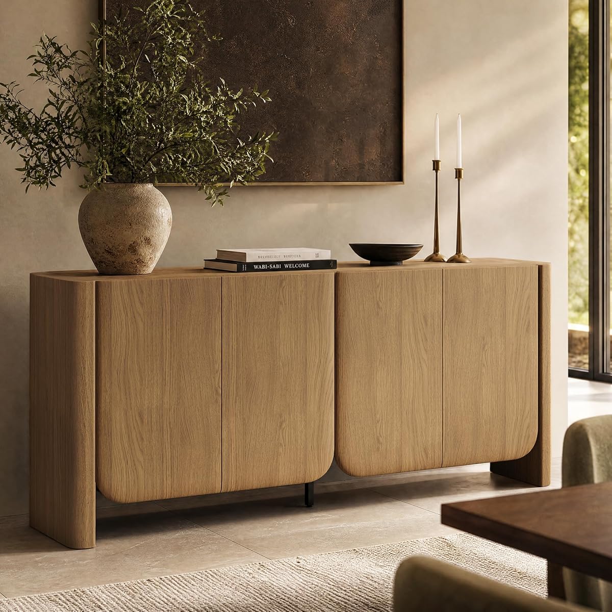 70" Sideboard Cabinet with Storage