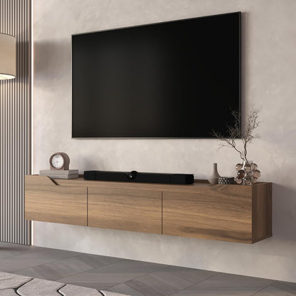 Atelier Mobili Floating TV Stand for 75 Inch TVs