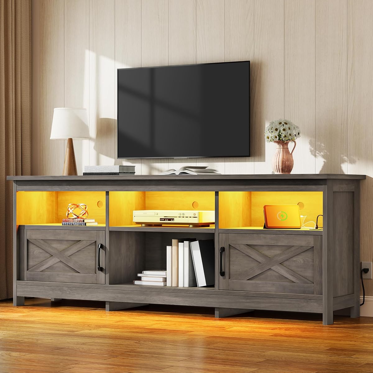 TV Stand for 80/75/70 Inch TVs