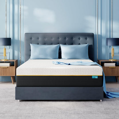 12 Inch Queen Mattress, Cooling Gel Memory Foam Mattress in a Box