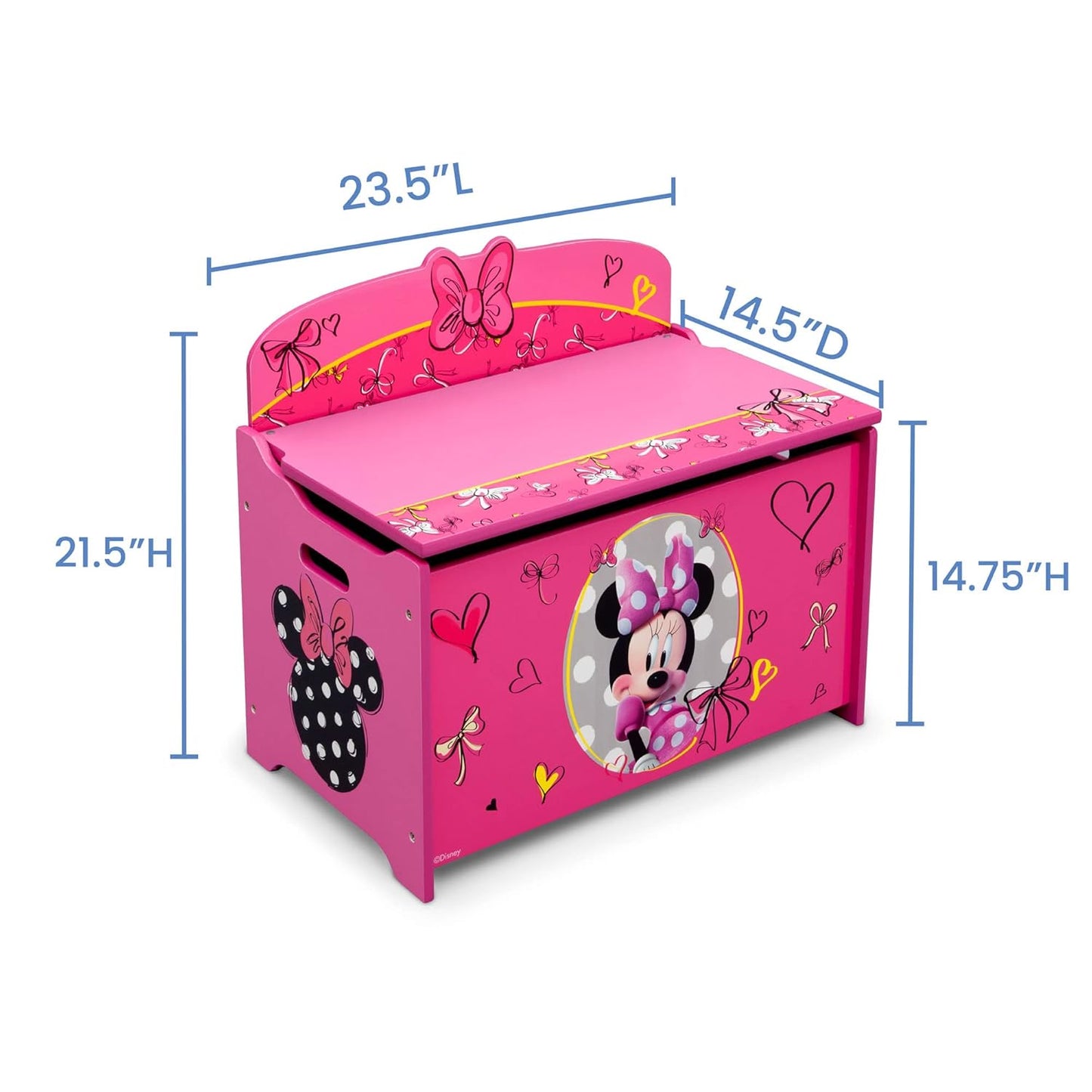 Deluxe Toy Box, Disney Minnie Mouse