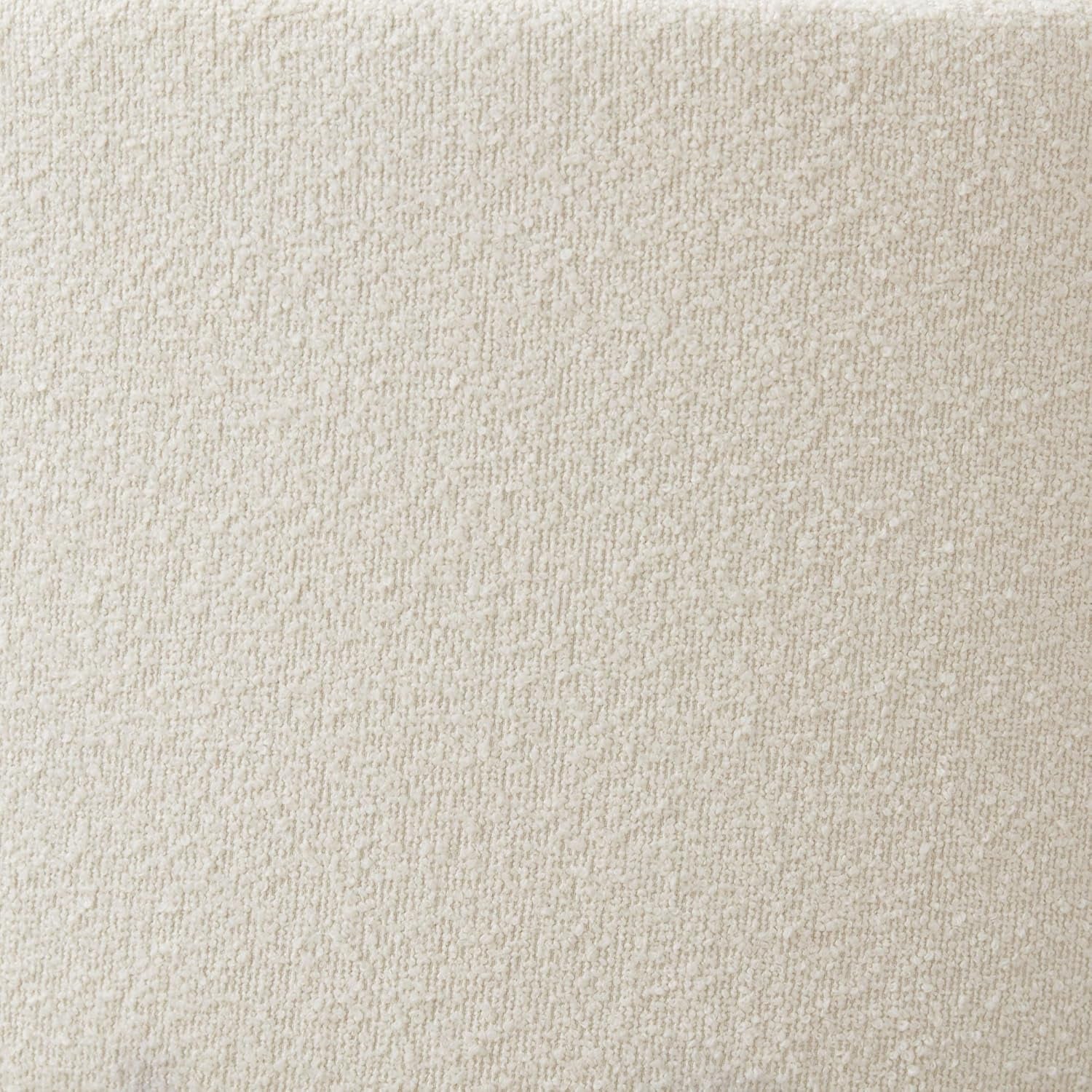 30 Inch round Storage Ottoman Coffee Table, Modern Boucle Ottoman with Lift-Off Lid and Solid Wood Legs for Living Room, Bedroom, Corners, Apartments (Beige)