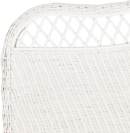 Home Collection Sephina White Rattan Headboard (Queen)