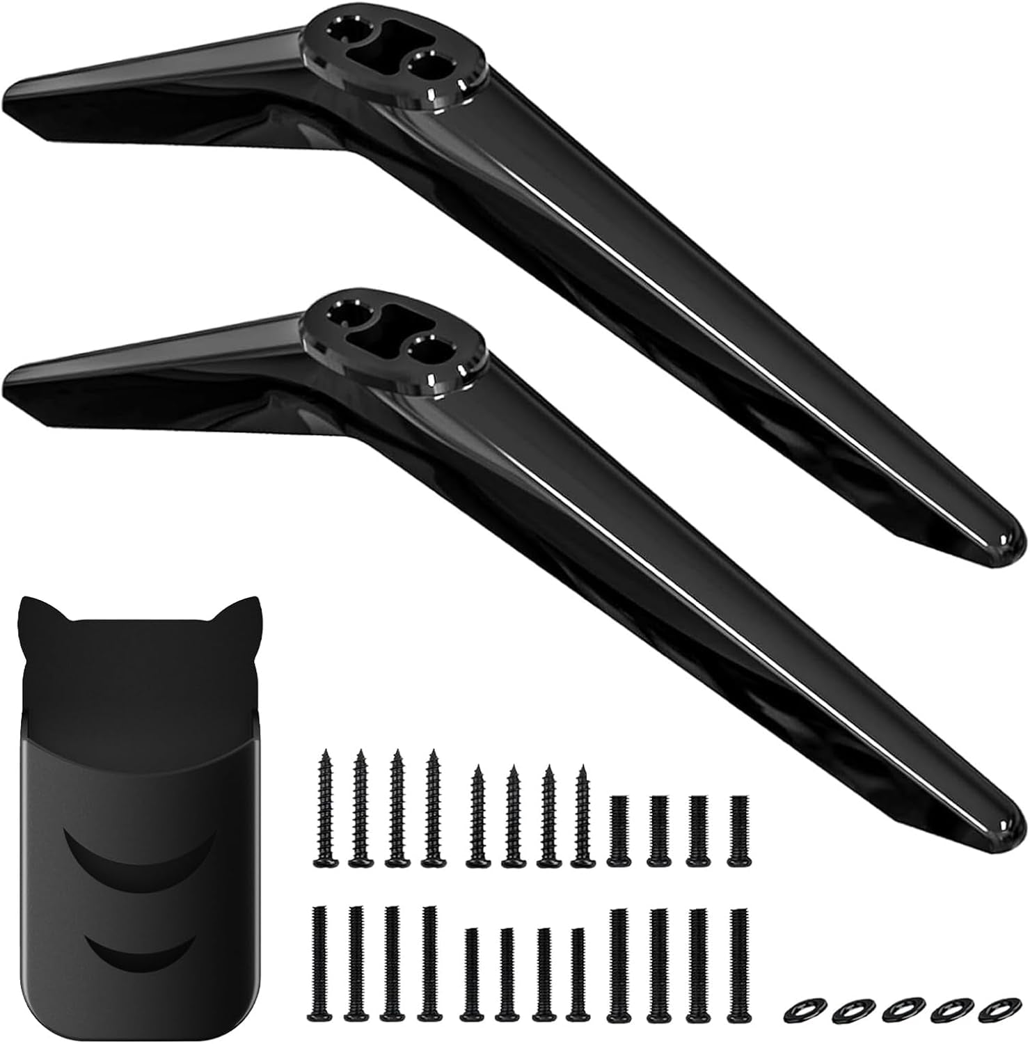 Stand for TCL TV Stand Legs Compatible with Select Models for 28 32 40 43 49 50 55 65 Inch for TCL TV Stand, for 28D2700 32S321 40S325 43S431 43S303 49S423 50S423 50S425 55S525, for TCL Roku TV Legs