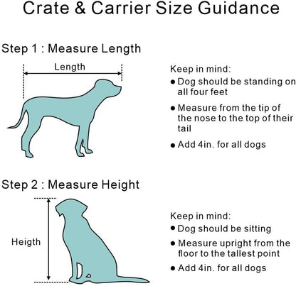 25.5 Inch Dog Crate Furniture, Wooden Dog Kennel for Small Breed, Indoor Wood Dog Cage, inside Side End Table Crate with Tray and Dog Bed for Puppy, Cats, Min Pigs, Rabbit, up to 25 Lbs