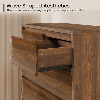 Tall Dresser for Bedroom, 61.1" Tall Dresser with 8 Drawers, Wood Dressers & Chests of Drawers, Accent Upright Drawer Organizers for Closet, Hallway